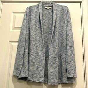Loft light weight cardigan soft blue with hints of off white, perfect condition